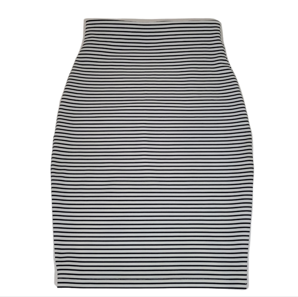 The Fifth Striped Pencil Skirt